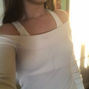 Off the shoulder shirt